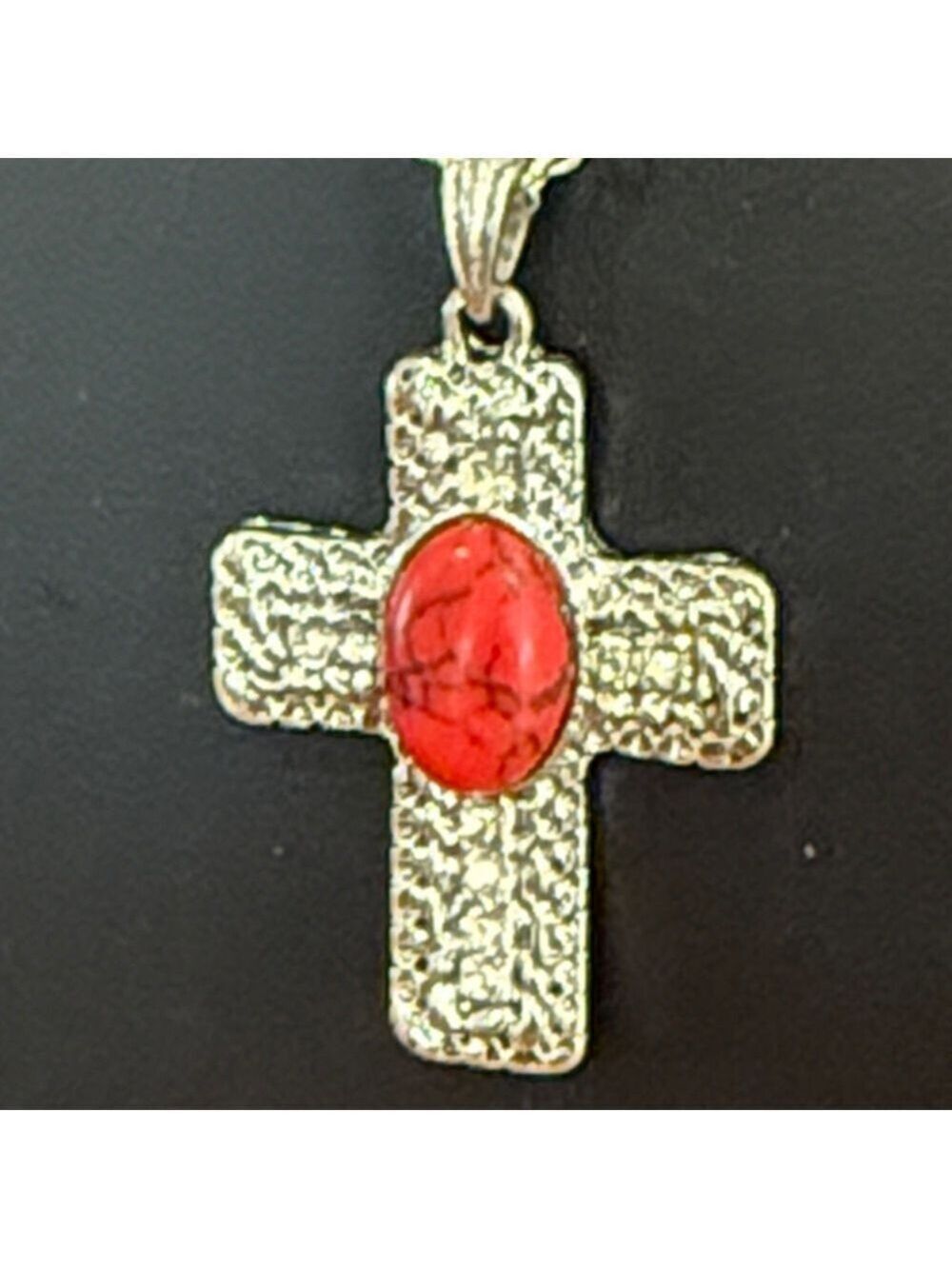 Southwestern double strand layered cross pendants convertible 3 in 1 necklace - Picture 2 of 5